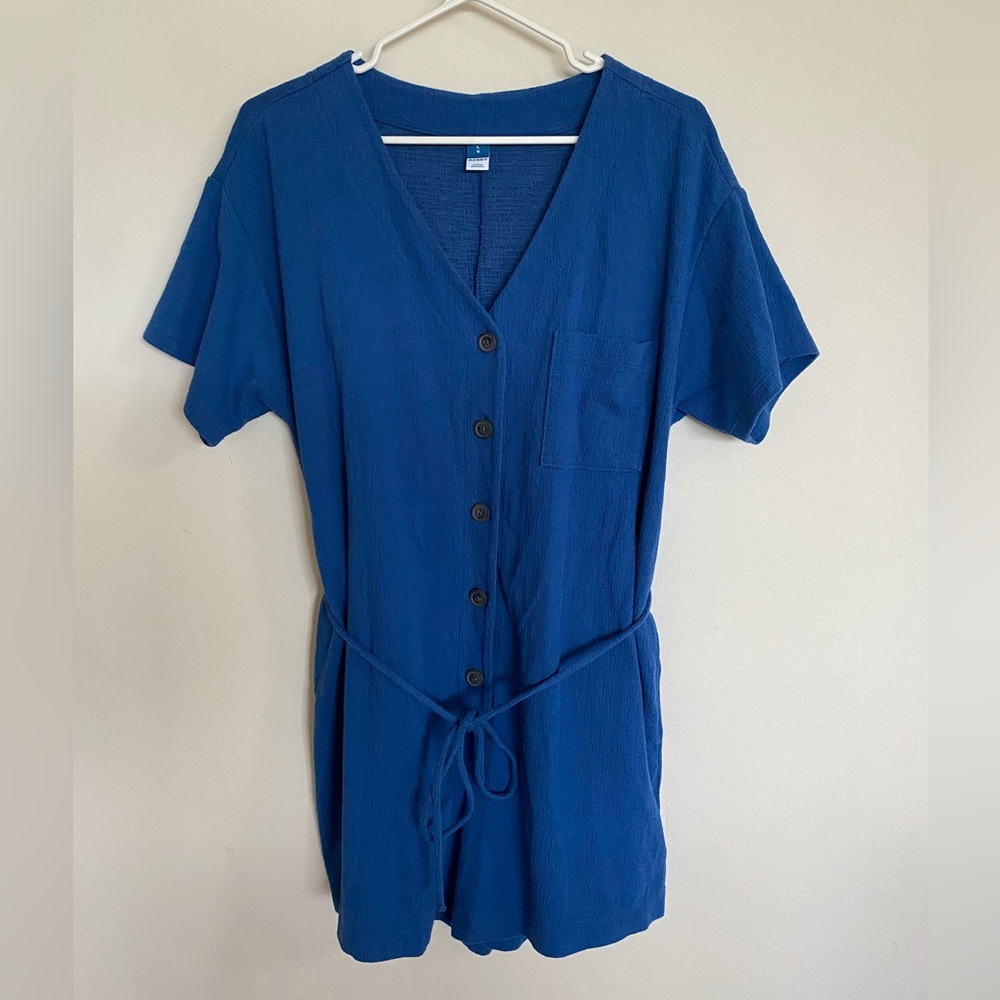 Old Navy Blue Romper Large